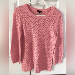 Talbots Open Knit Sweater Size M